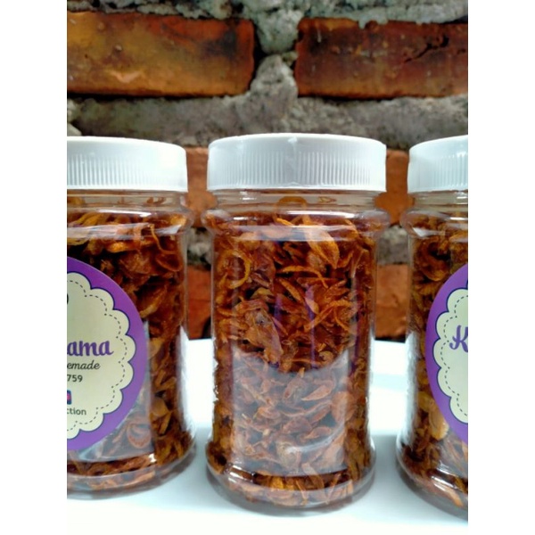 

Bawang Goreng Asli Murni Renyah Homemade 75gr