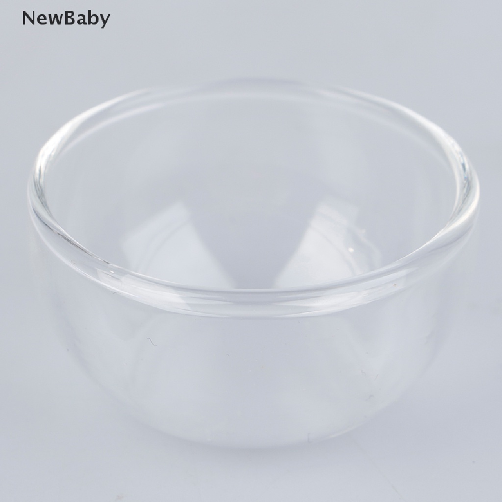 NewBaby 1/12 Dollhouse Miniature Accessories glass Soup Plate Simulation Dish Toy ID