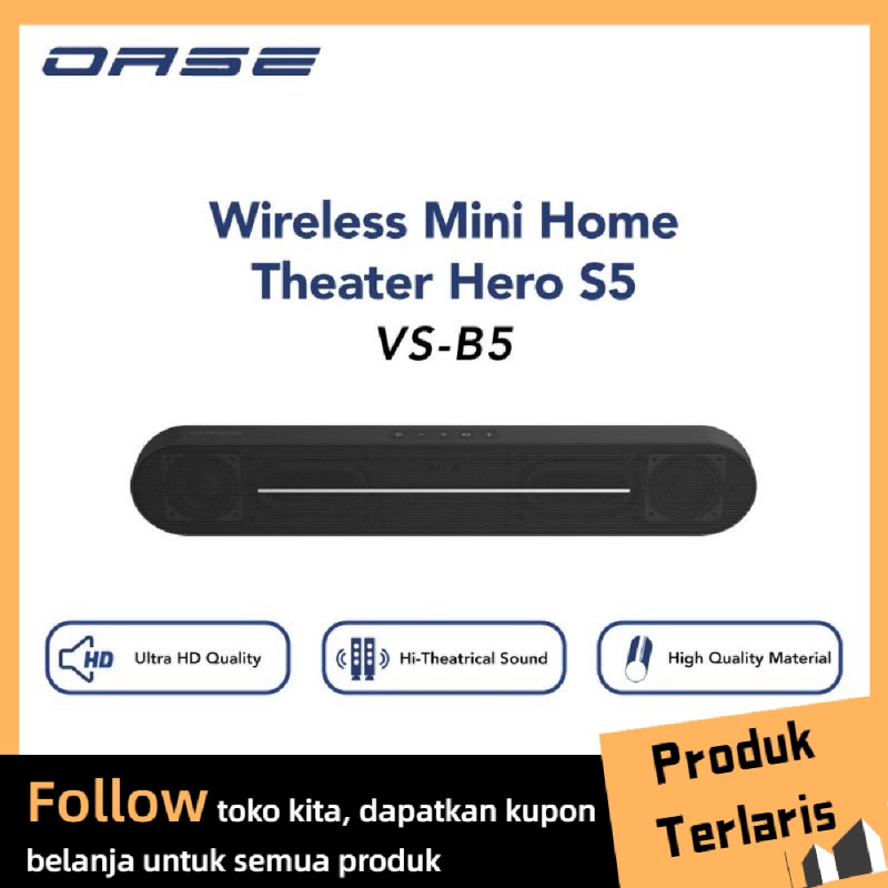 OASE S5 Wireless Speaker Soundbar Home Theather