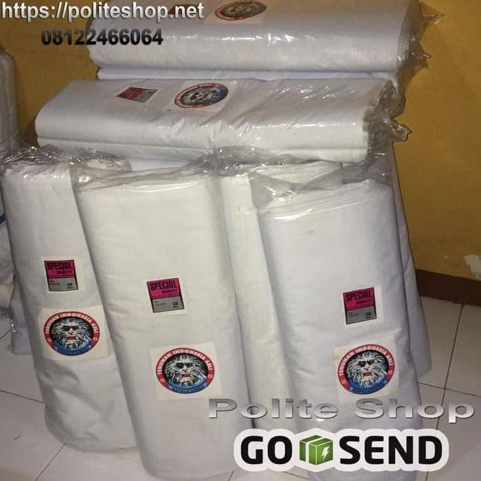 Kain Mori Blacu Kain kafan L 150cm P 50m 1 roll cap Kepala singa