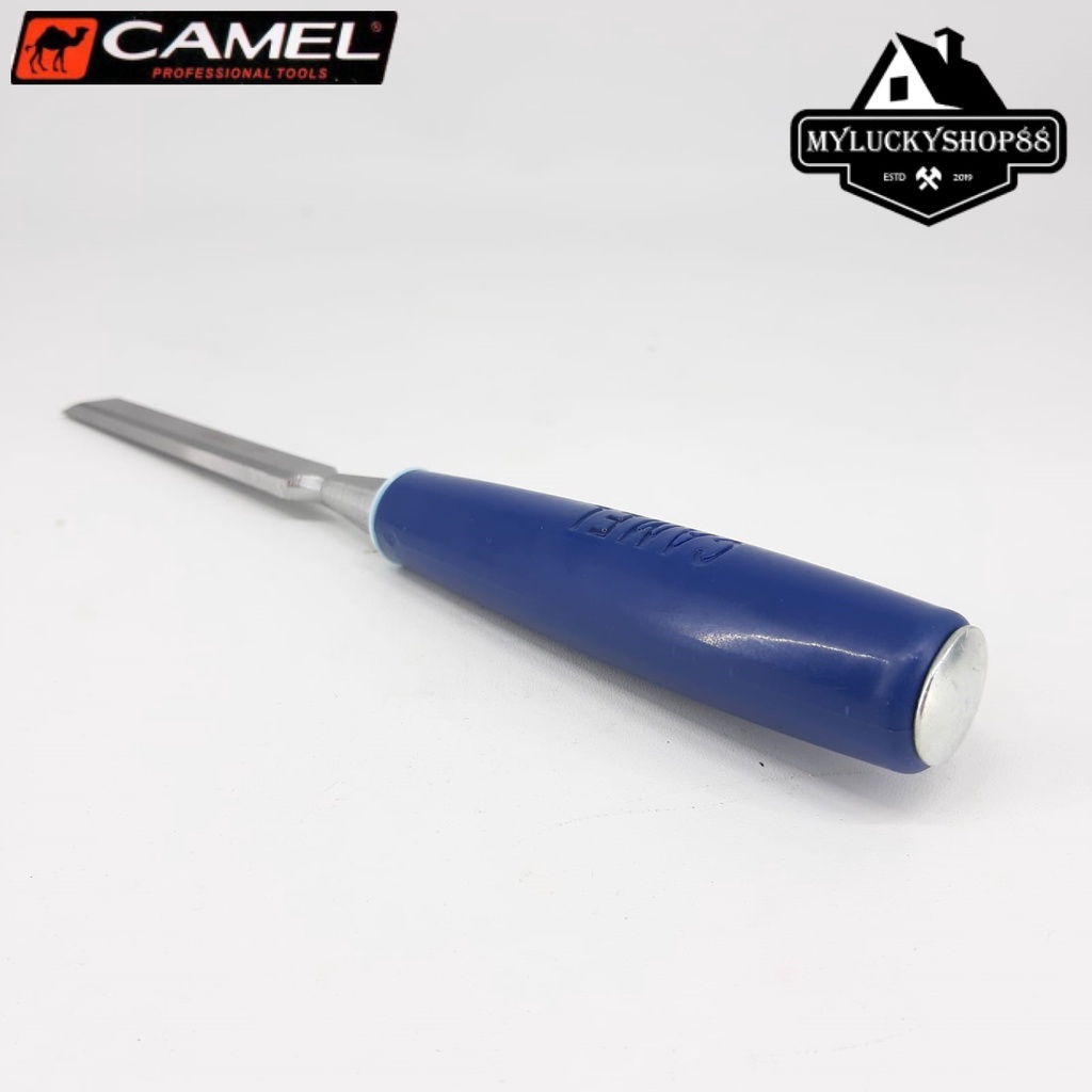 Pahat Kayu Gagang Fiber Camel 1/2&quot; Wood Chisel 0.5 Inch Pisau Ukir