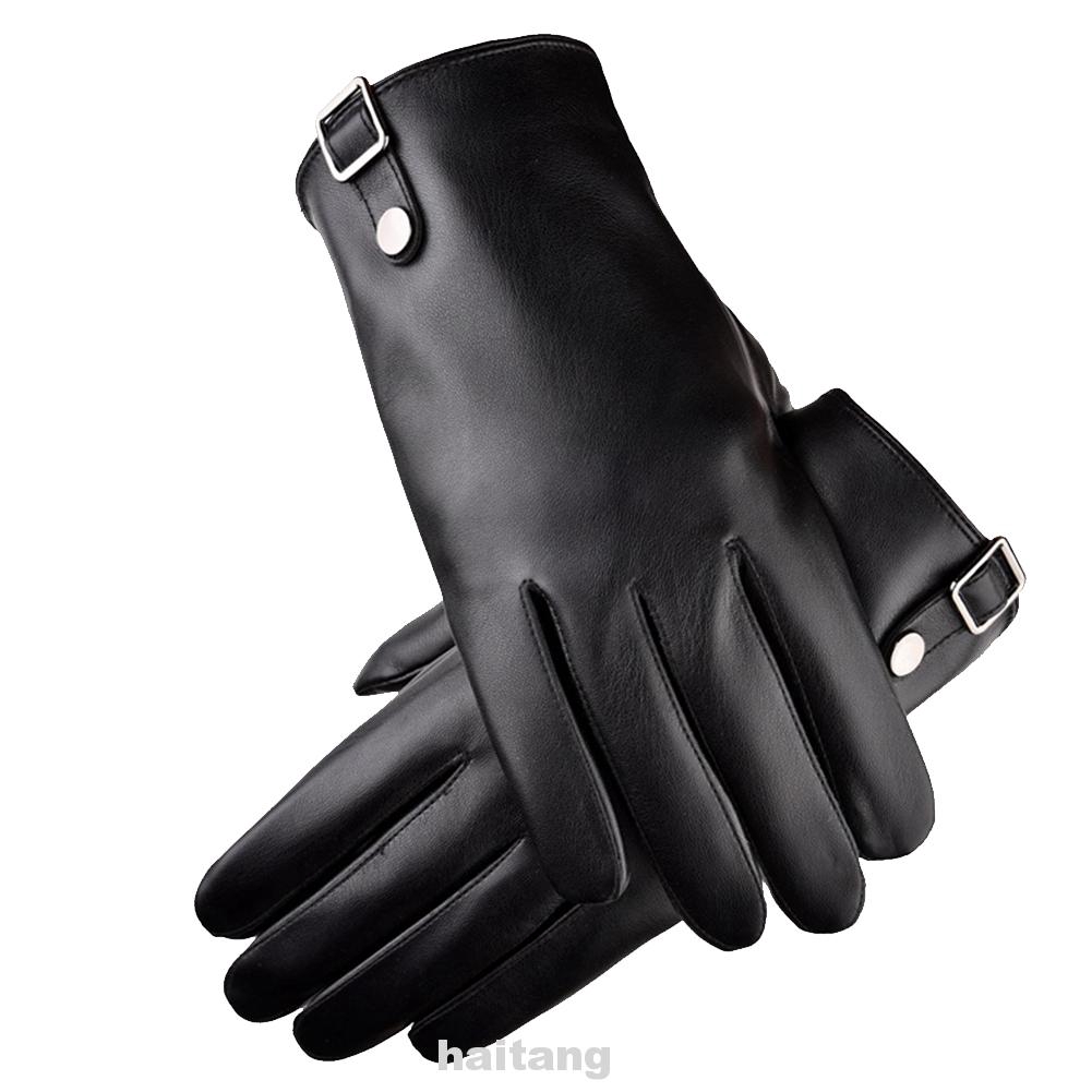 leather cycling gloves full finger