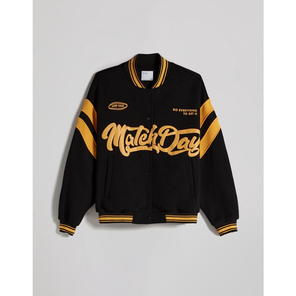Jaket Baseball Bershka