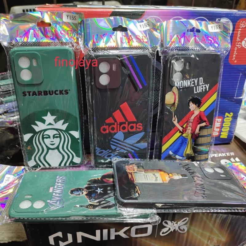 Silikon Casing Selicon Macaron Gambar Vivo Y15s Y30 Case Pelindung Camera All tepy