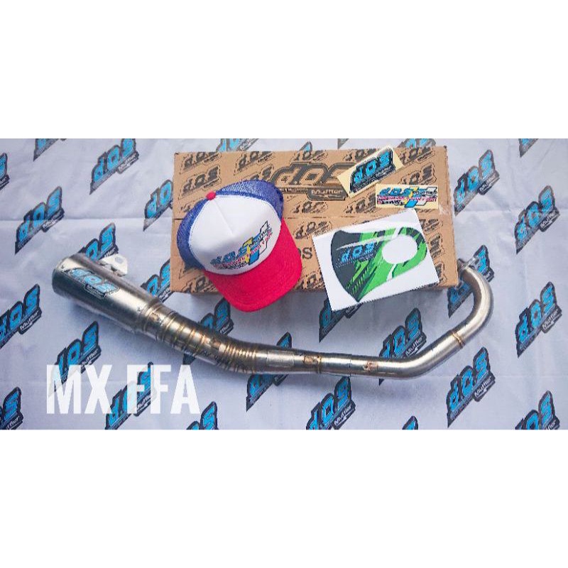 Knalpot Dos Muffler Jogja Mx 4SPEED / 5SPEED FFA Original Racing jogjakarta juraganknalpotjogja