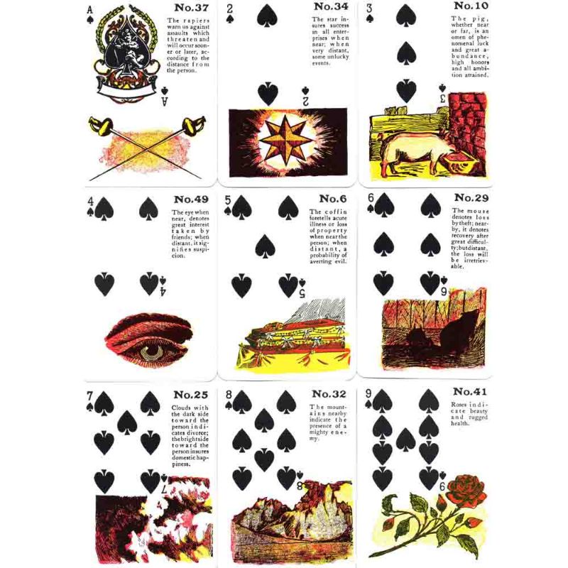 Gypsy Witch Fortune Telling Lenormand