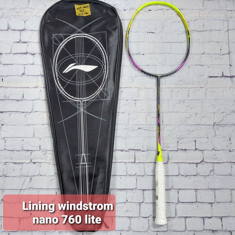 RAKET BADMINTON LINING WINDSTORM NANO LITE 760 CRC/LM ORIGINAL