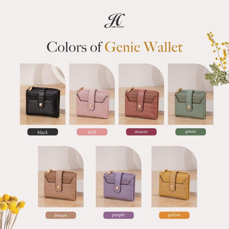 DOMPET LIPAT WANITA EXCLUSIVE JIMS HONEY JH GENIE WALLET DOMPET BAHAN KULIT CROCO MURAH PROMO DISKON DOMPET KECIL DOMPET MINI IMUT KECIL LUCU MURAH