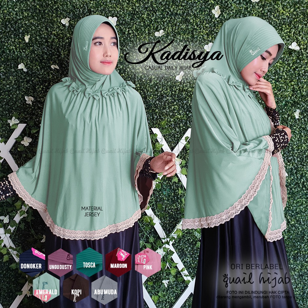  ORIGINAL TERMURAH Jilbab Kadisya by Quail Hijab 