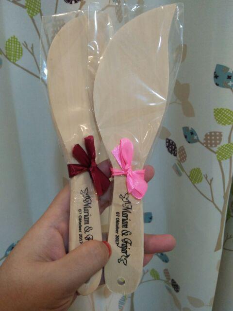 Centong Kayu Daun Lancip Murah Unik