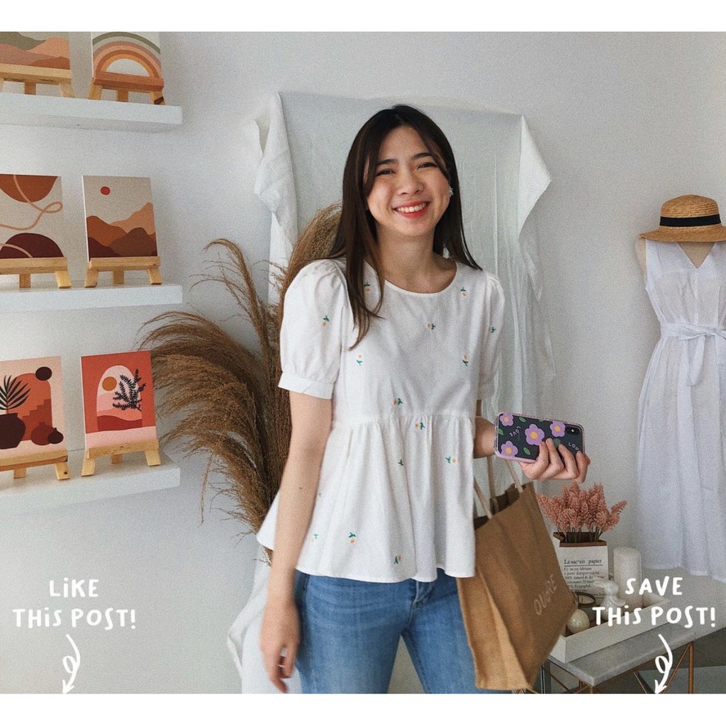 Namu top white Oudre