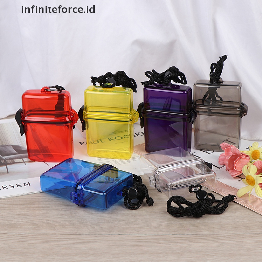 (Infiniteforce.Id) 1pc Kotak Holder Kunci / Uang Bahan Plastik Anti Air Untuk Outdoor