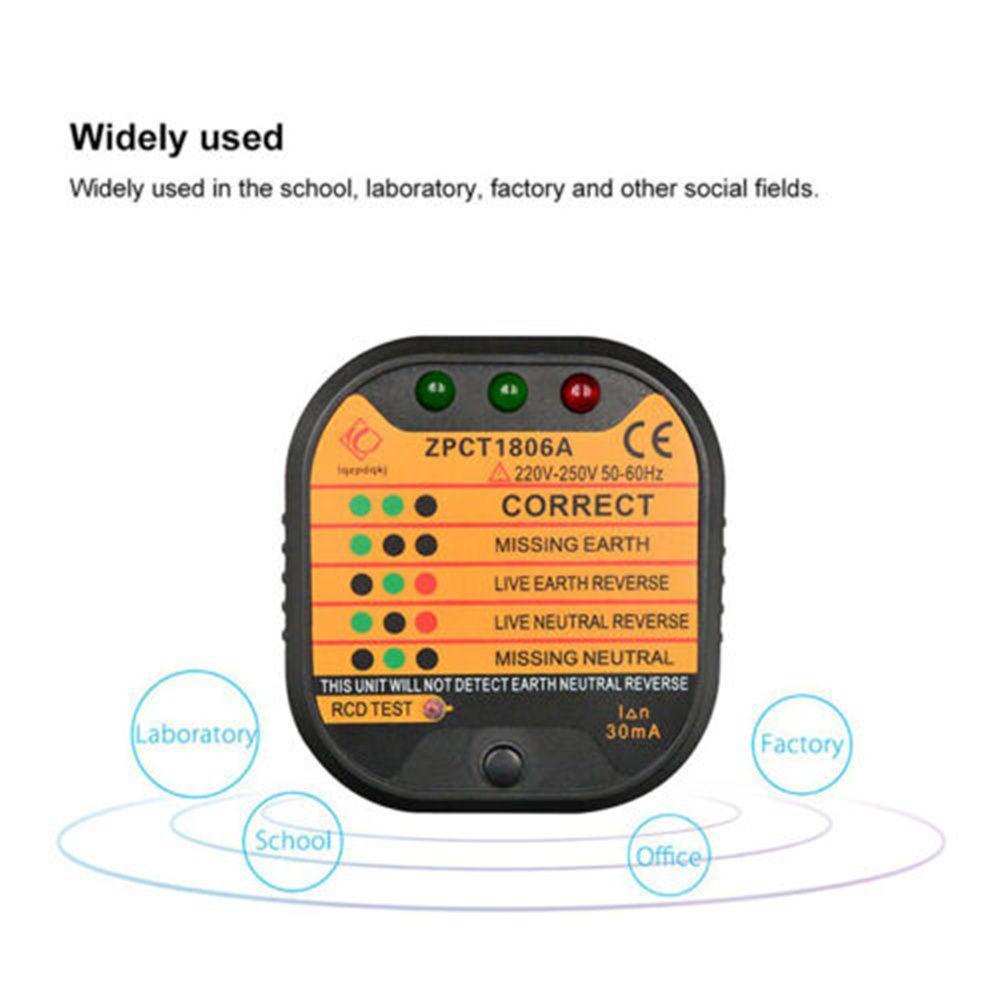 POPULAR Populer Induk Socket Tester Tahan Lama Tes Polaritas Malfungsi Listrik Cek Patahan