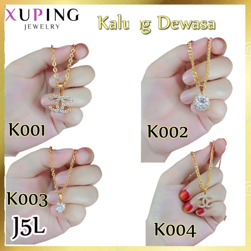 KALUNG EMAS DEWASA GOLD KALUNG LIONTIN XUPING ANTI KARAT