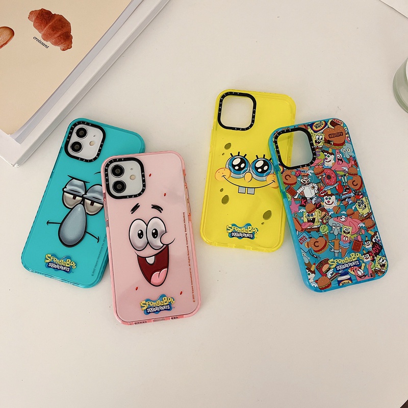 CASETIFY SPONGEBOB FACE IPHONE 7 8 7+ 8+ X XS MAX XR 11 12 13 PRO MAX MINI