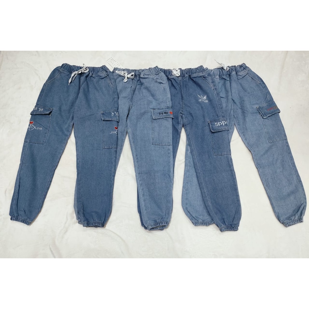 Celana Jeans Anak Cewek Tanggung Import | Clana Jins Panjang Anak Perempuan Impor Terbaru Terkini