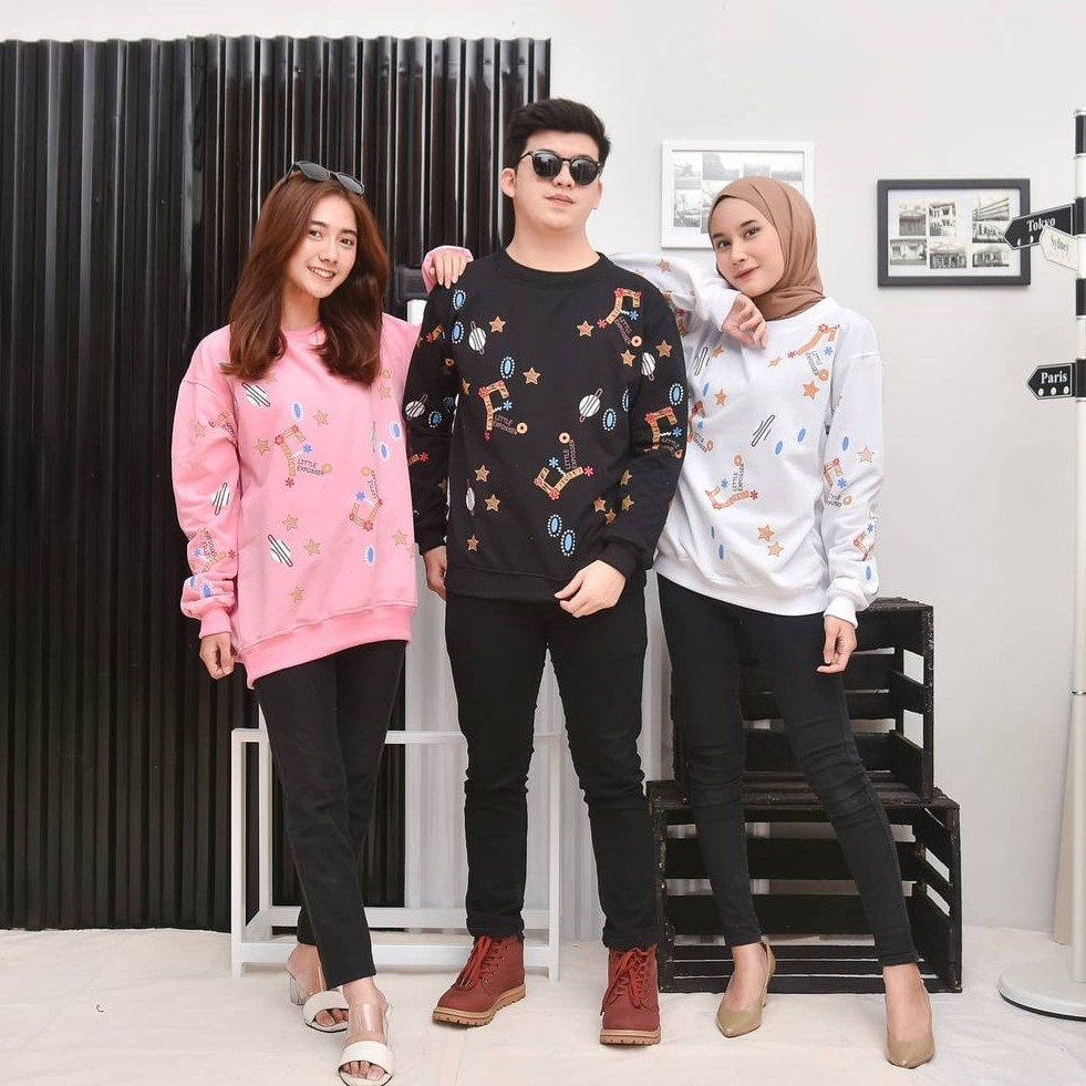 Galaxi Sweater II Pakaian Pria dan wanita II Sweater crawneck