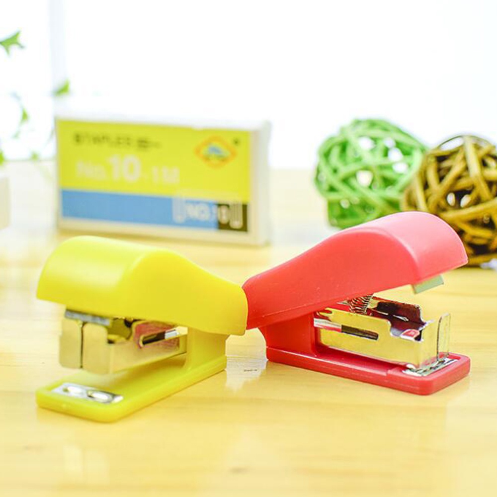 Creative Student Mini Cheap Stationery Stapler (use No. 10 Staples)