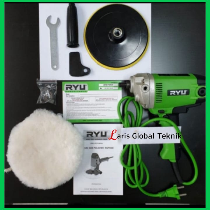 RYU 7" RGP 180E Polisher - Mesin Poles