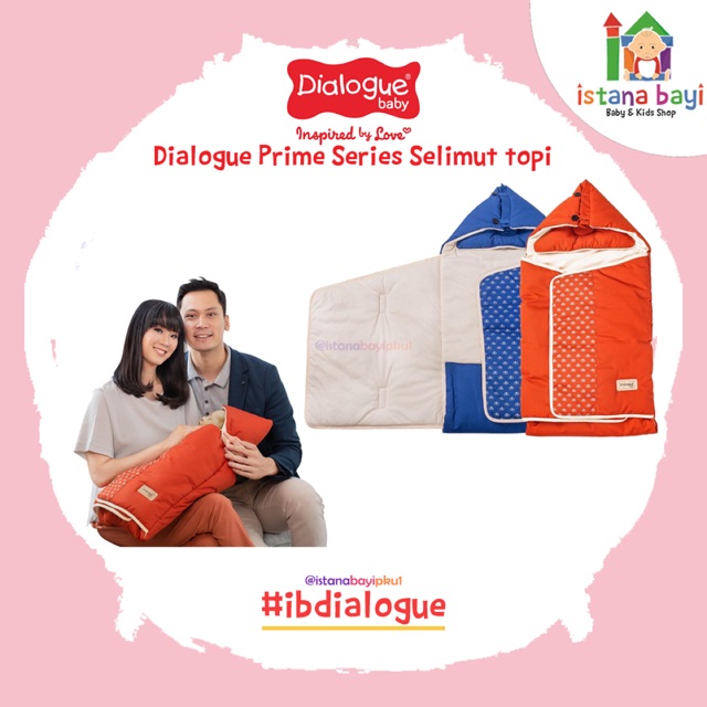 Dialogue Baby Blanket with Pillow PRIME Series - Selimut bayi