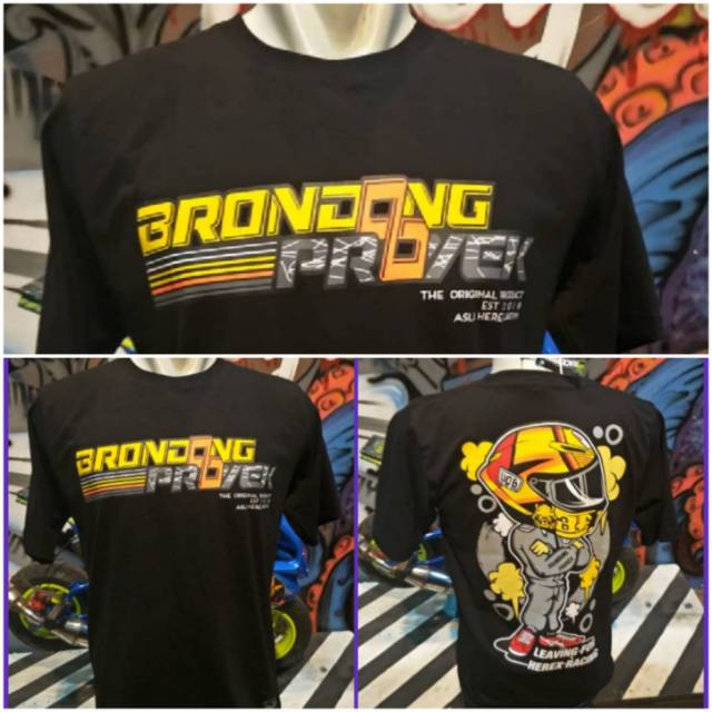 Kaos brondong proyek hitam