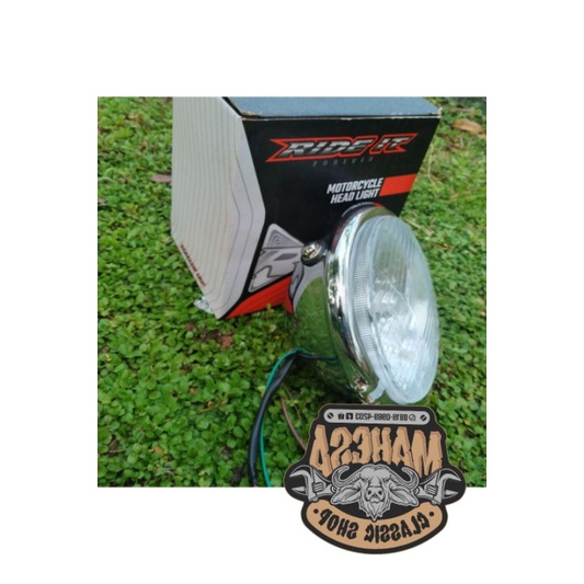 Lampu Autopal pesek headlamp autopal H4 Ride Id lampu depan cb gl megapro tiger