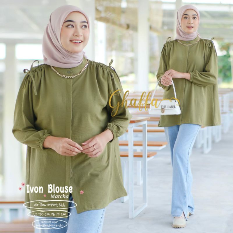 Ivon Blouse Original By Ghaffa The label 100% Original