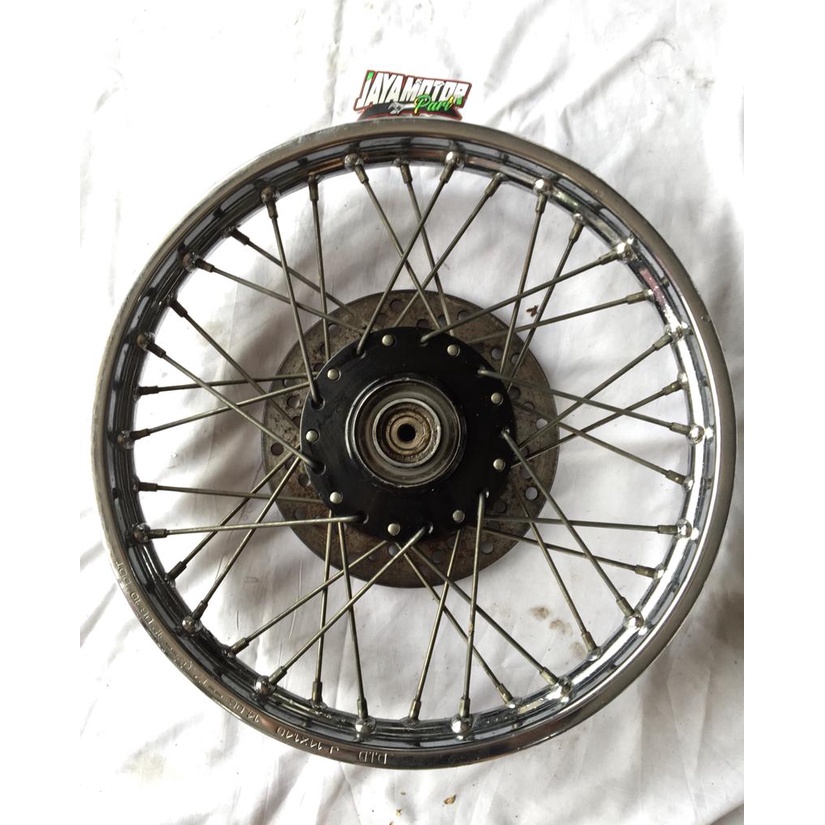 VELG PELEK JARI RING 14 SET TROMOL CAKRAM DEPAN YAMAHA MIO SPORTY ORIGINAL SECOND