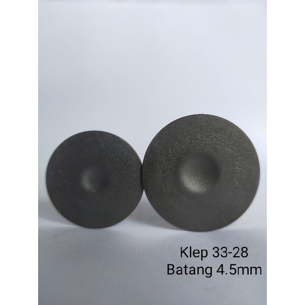 KLEP 33 28 BATANG 4.5 mm ELIMINATOR VALVE SET RACING THAILAND ORIGINAL KLX 2pcs