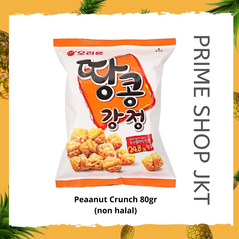 

Orion Peanut Crunch 80gr Snack Ekstrudat dengan Kacang Korea