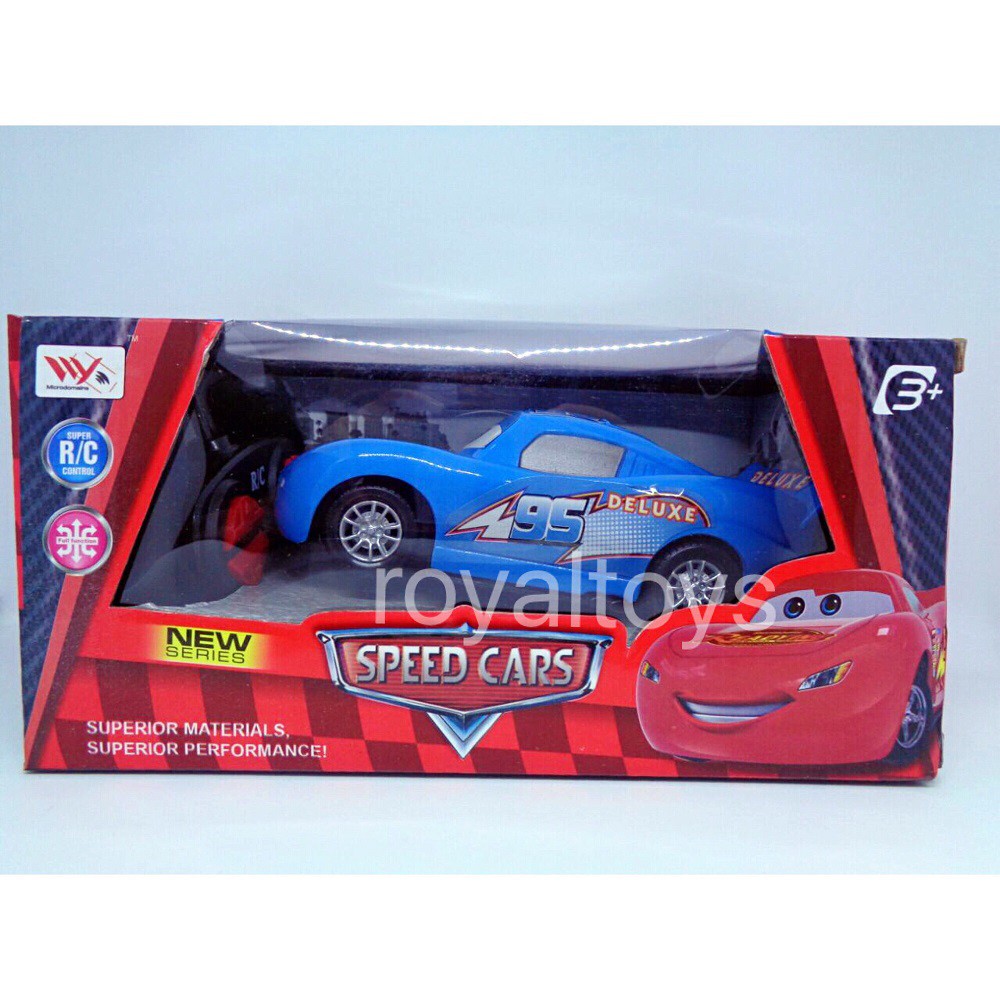 Jual RC Car Lightning Mcqueen Biru 