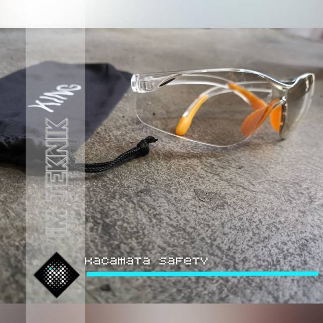 Jual safety goggles KING clear Kacamata Bening Safety proyek