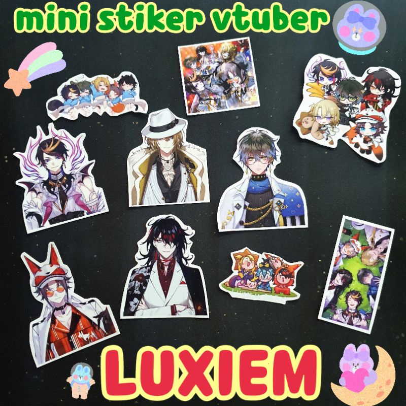 mini stiker Vtuber LUXIEM