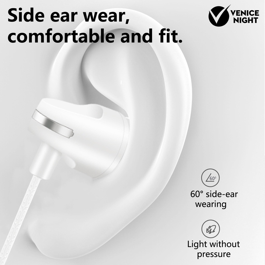 (VNEP) (Berkabel) Headset Earphone Earbuds In-Ear Heavy Bass Surround Noise Reduction Dengan Mic Untuk Travel