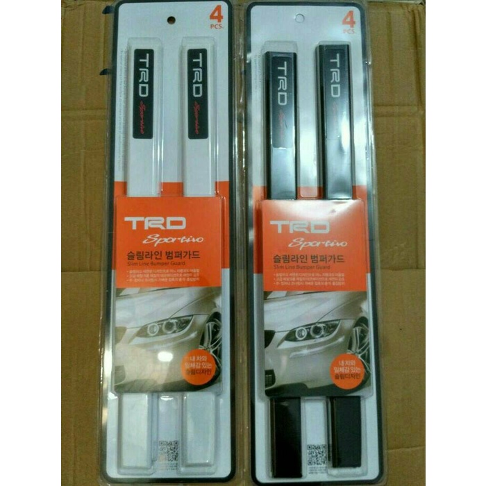 DNS_OTOMOTIF -  BUMPER GUARD / KARET PENGAMAN SISI SUDUT MOBIL TRD CALYA