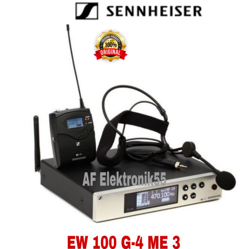 Sennheiser EW 100 G-4 ME 3 Mic Wireless Headset