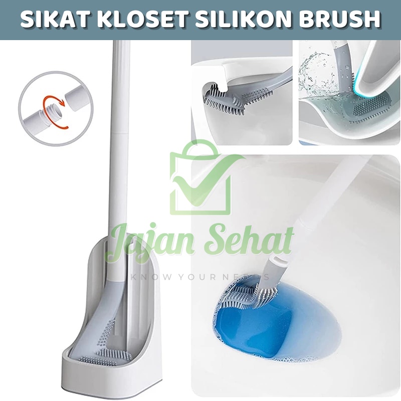 Sikat Kloset Silikon Brush Sikat WC Silikon Sikat Pembersih Toilet