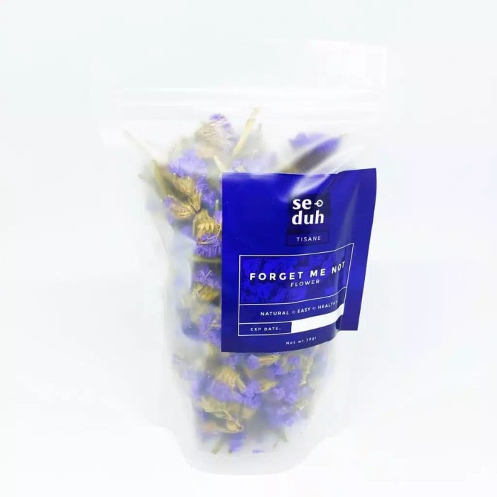 

TEH-DAUN- SEDUH – TEH BUNGA FORGET ME NOT TEA / MYOSOTIS FLOWER TISANE 30 GRAM -DAUN-TEH.