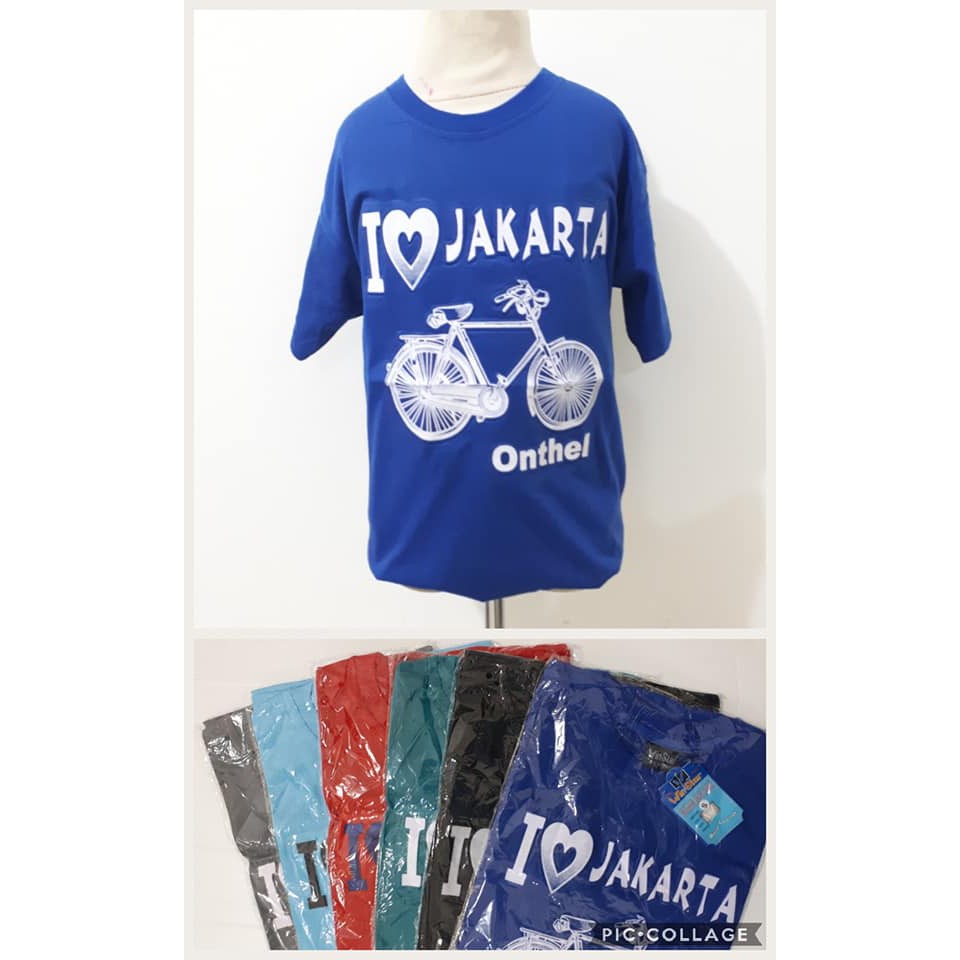 ( BISA COD ) Kaos Anak Jakarta - Kaos Suvenir Anak Jkarta - Kaos Oleh-oleh - BAJU JAKARTA - KAOS JAK
