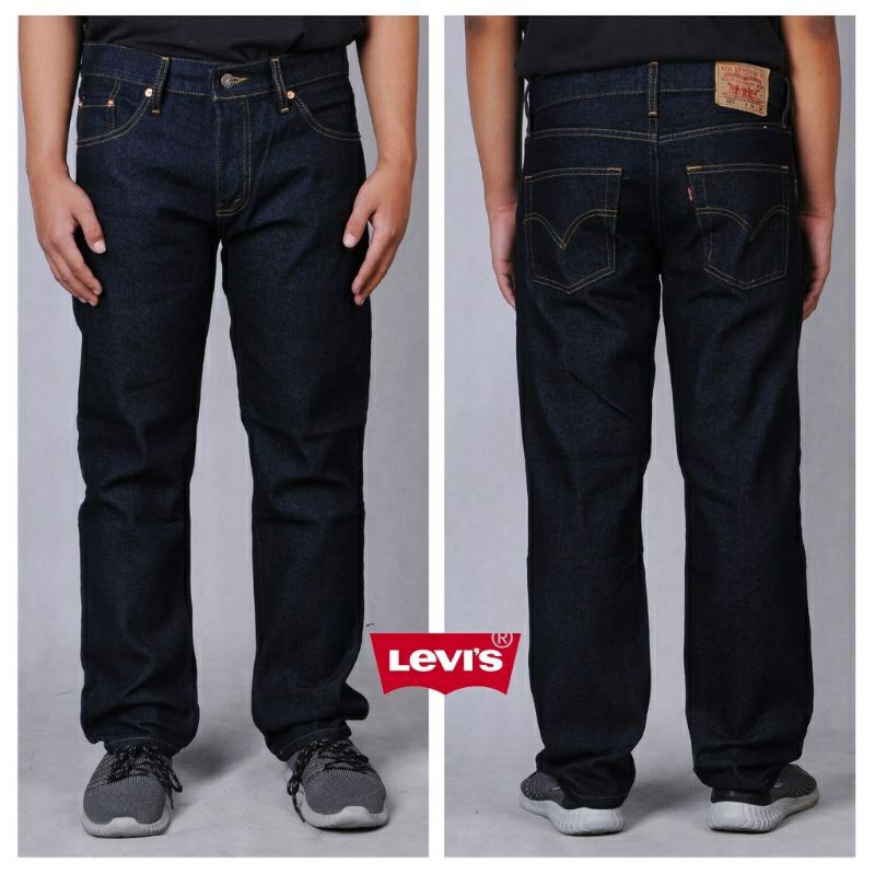 Celana Jeans Pria Panjang Standart Fit/ Jeans Reguler Pria Basic Celana Panjang Terbaru Model levis