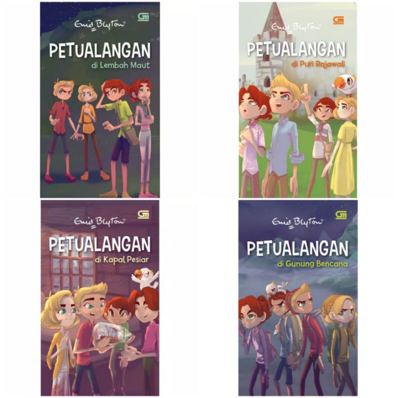 Paket Novel Enid Blyton Petualangan Empat Serangkai