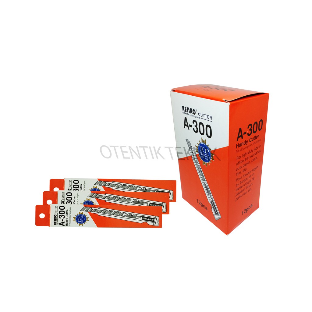 

KENKO pisau cutter A300 - CUTTER KECIL A-300 - CUTER A 300 - KATER