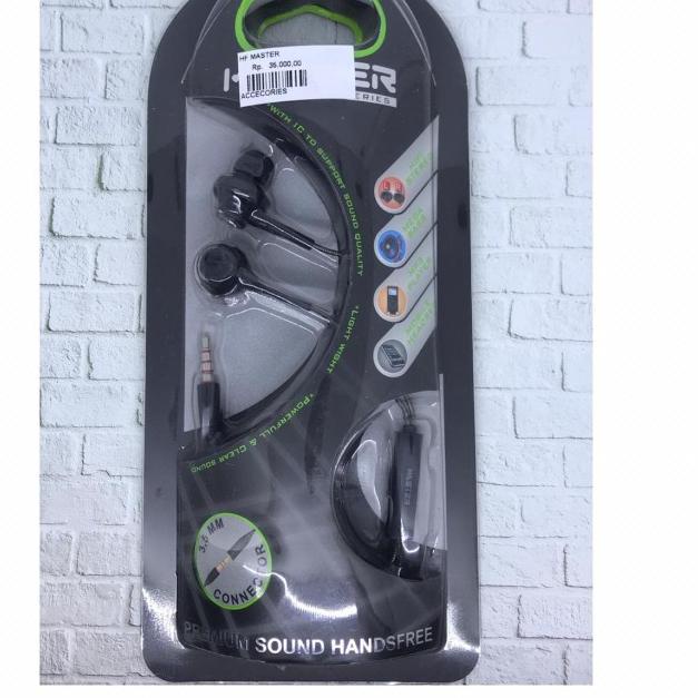 Headset Earphone Handfree Mega Bass Merk Master