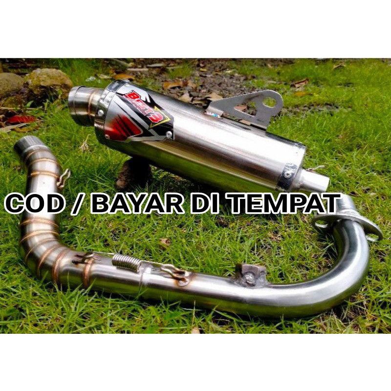 Knalpot BEST 3 Vespa Matic Sprint iget S LX 125 2v 3v inlet 38