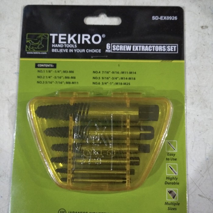 tap balik set 6 pcs tekiro