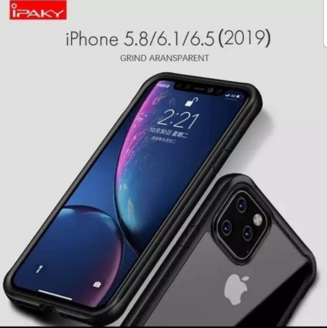 ipaky shield Iphone 11 Iphone 11 PRO Iphone 11 PRO MAX bumper Case casing cover transparan