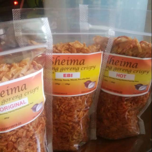 

Bawang goreng crispy sheima