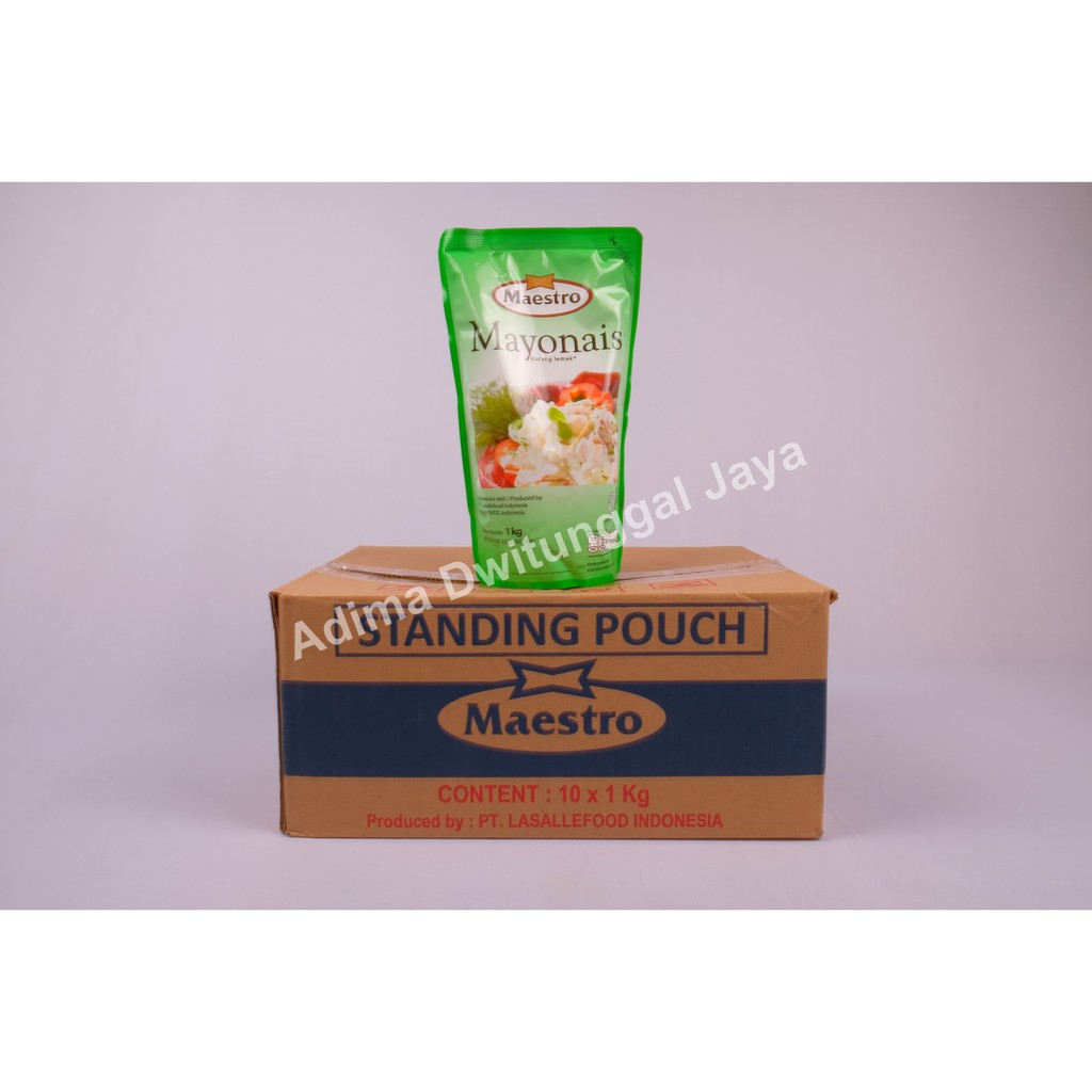 Maestro Mayonais / Maestro Mayonnaise Kurang Lemak 10x1Kg - Karton