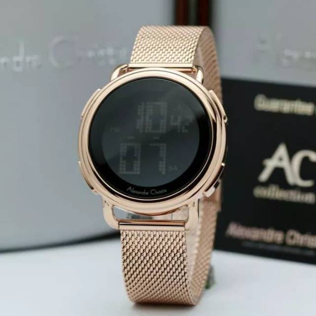 JAM TANGAN CEWEK / WANITA ALEXANDRE CHRISTIE AC 9227 ROSEGOLD