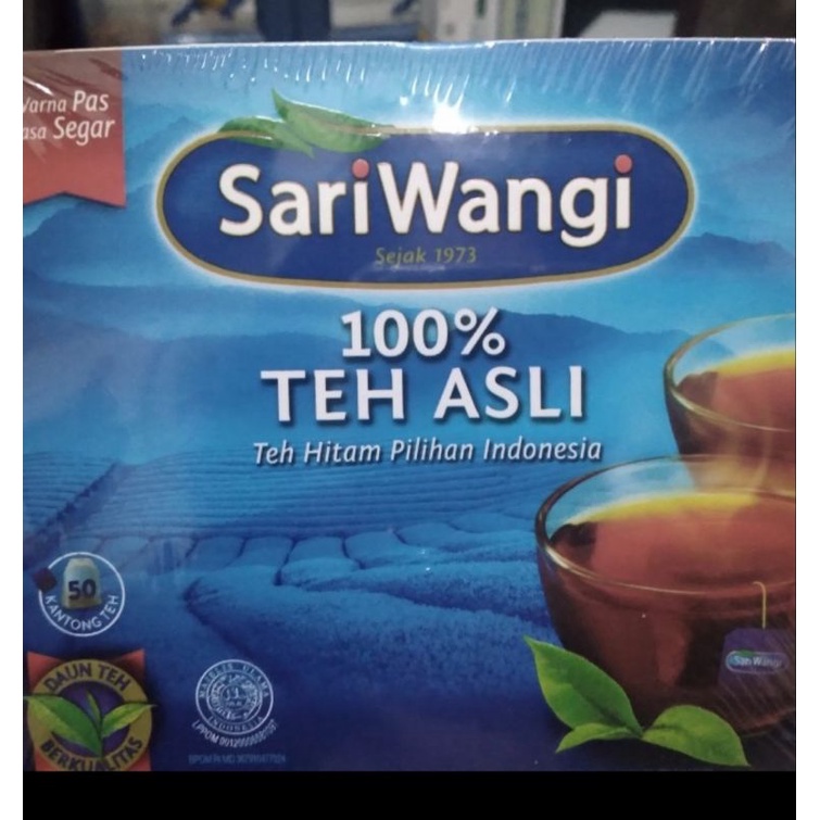 

Teh sariwangi isi 50 kantong